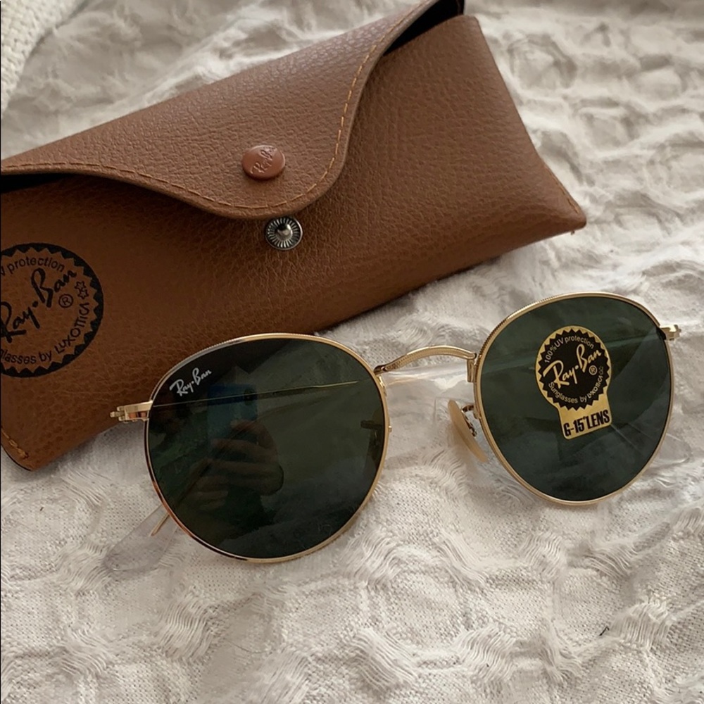 Round flat ray-ban sunglasses